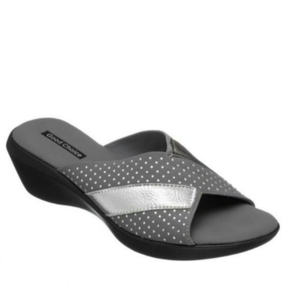 GC Shoes Shoes - GC Shoes Capela Elastic Wedge Sandals-8.5